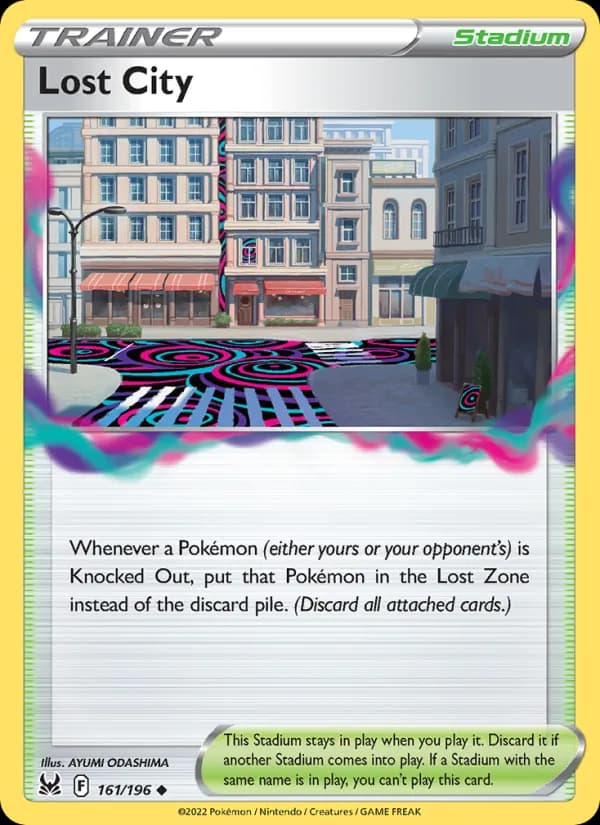 Lost City card in English