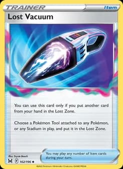 Lost Vacuum card in English