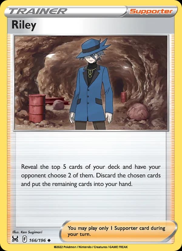 Riley card in English