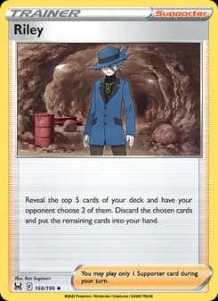 Riley card in English