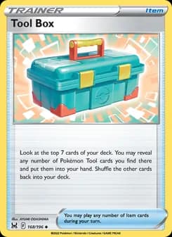 Tool Box card in English