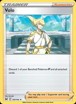 Volo card in English