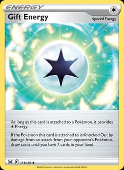 Gift Energy card in English