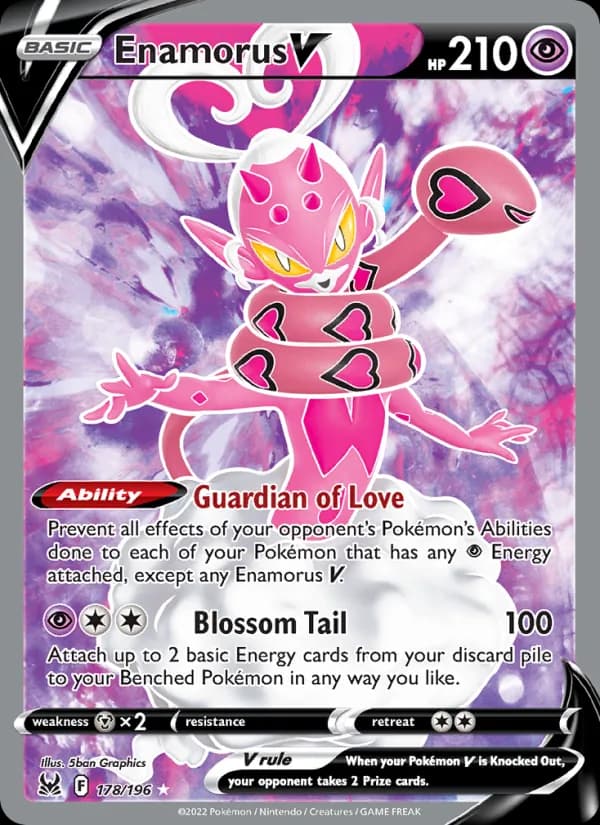 Enamorus V card in English