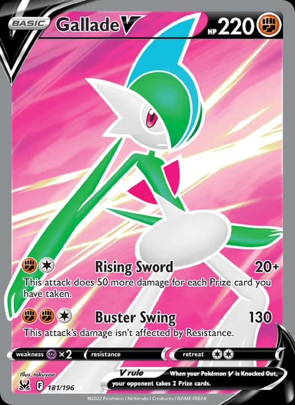 Gallade V card in English