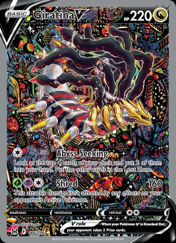 Giratina V card in English