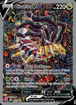 Giratina V card in English
