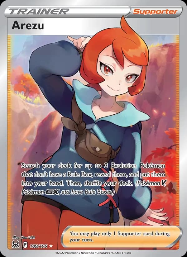 Arezu card in English