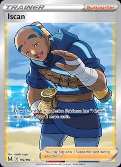 Iscan card in English
