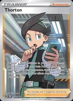 Thorton card in English