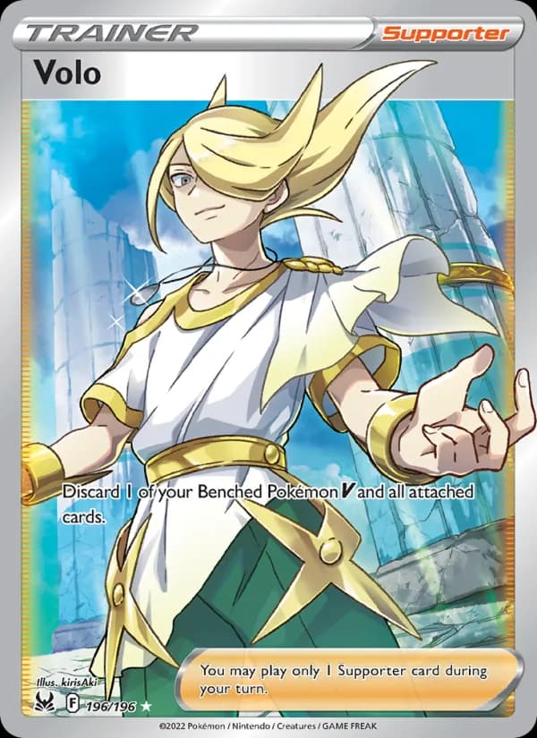 Volo card in English