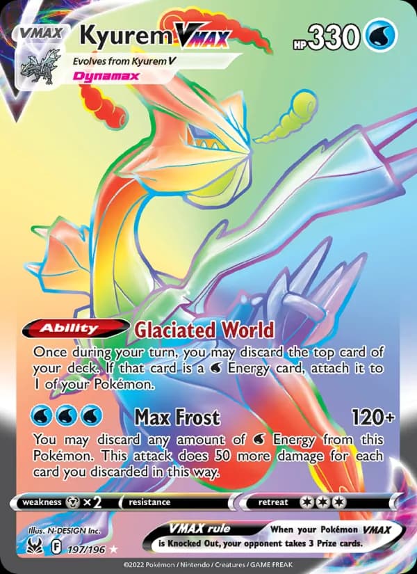 Kyurem VMAX card in English