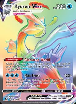 Kyurem VMAX card in English