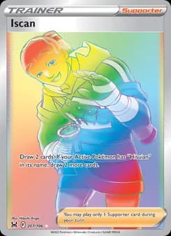 Iscan card in English