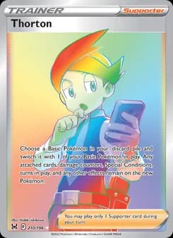 Thorton card in English