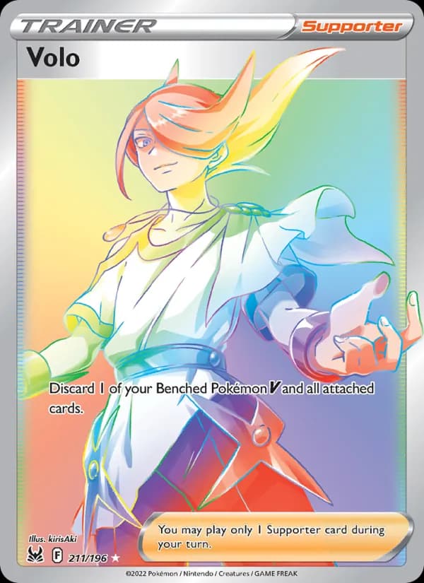Volo card in English