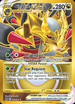 Giratina VSTAR card in English