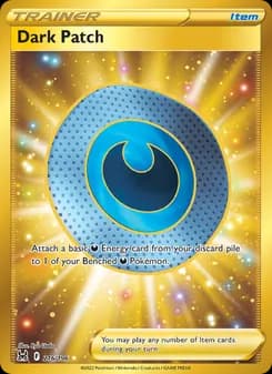 Dark Patch card in English