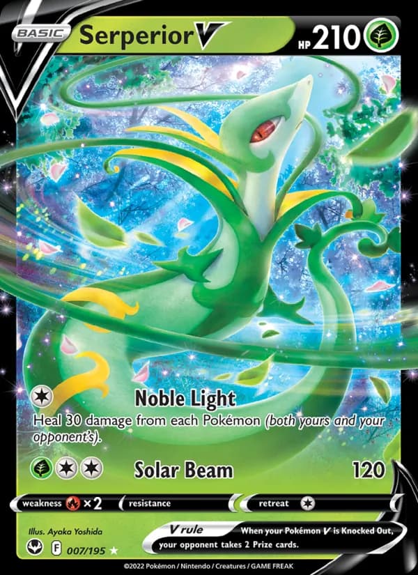 Serperior V card in English
