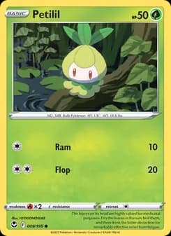 Petilil card in English