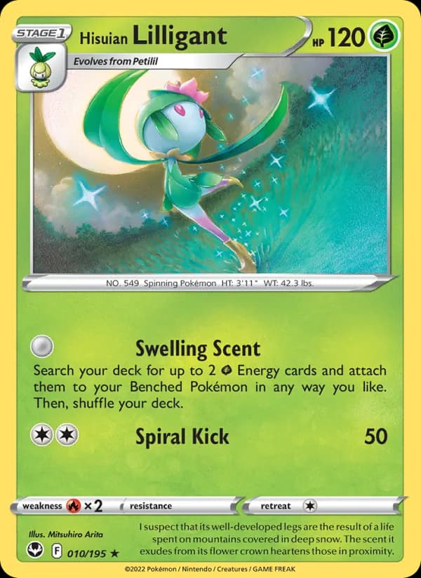 Hisuian Lilligant card in English
