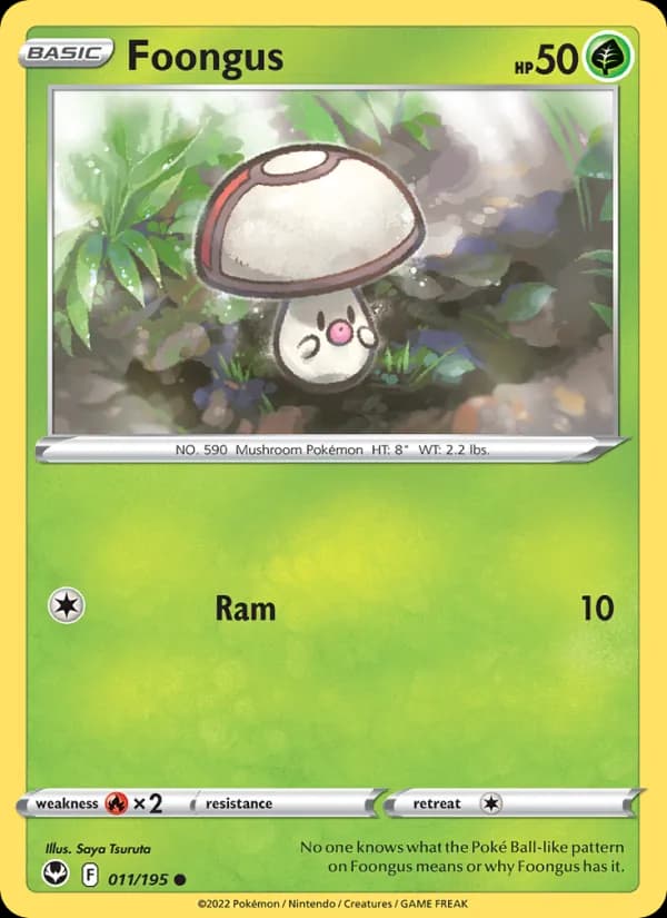 Foongus card in English