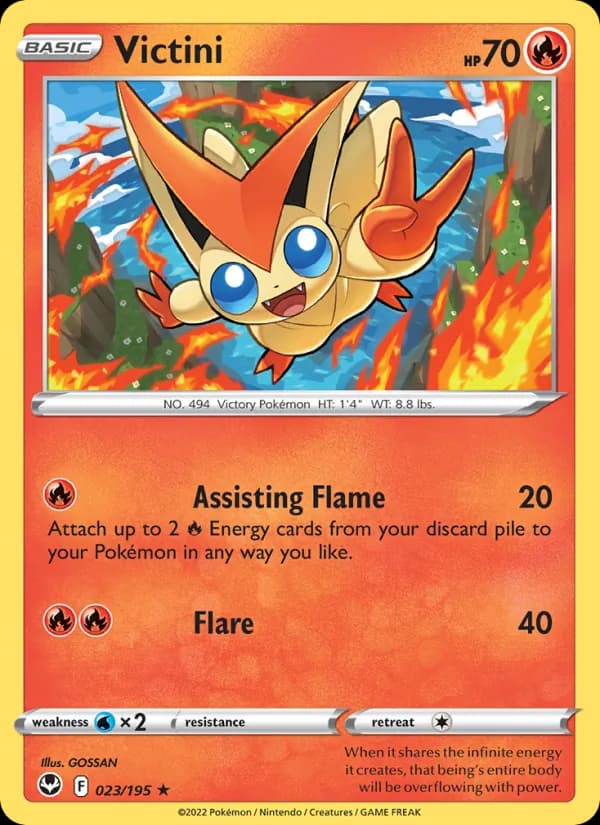 Victini card in English