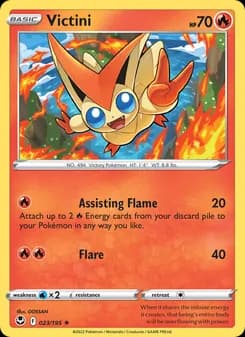 Victini card in English