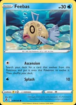 Feebas card in English