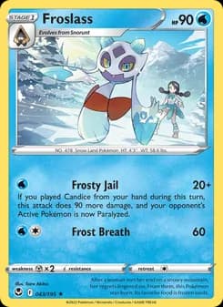 Froslass card in English