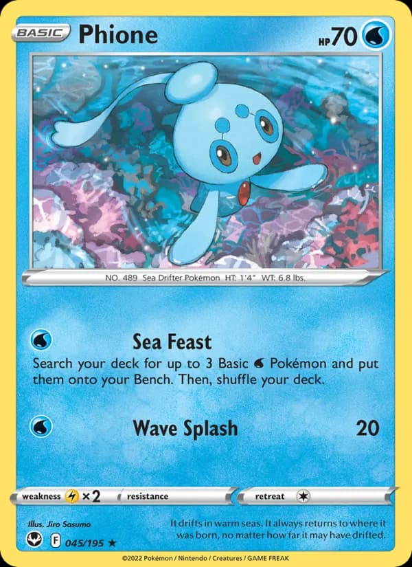 Phione card in English