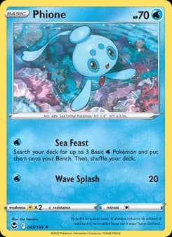 Phione card in English
