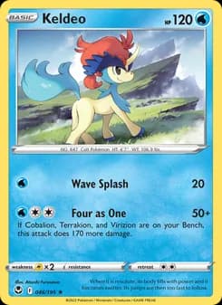 Keldeo card in English