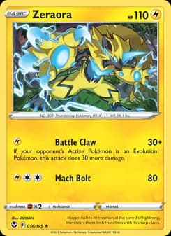 Zeraora card in English
