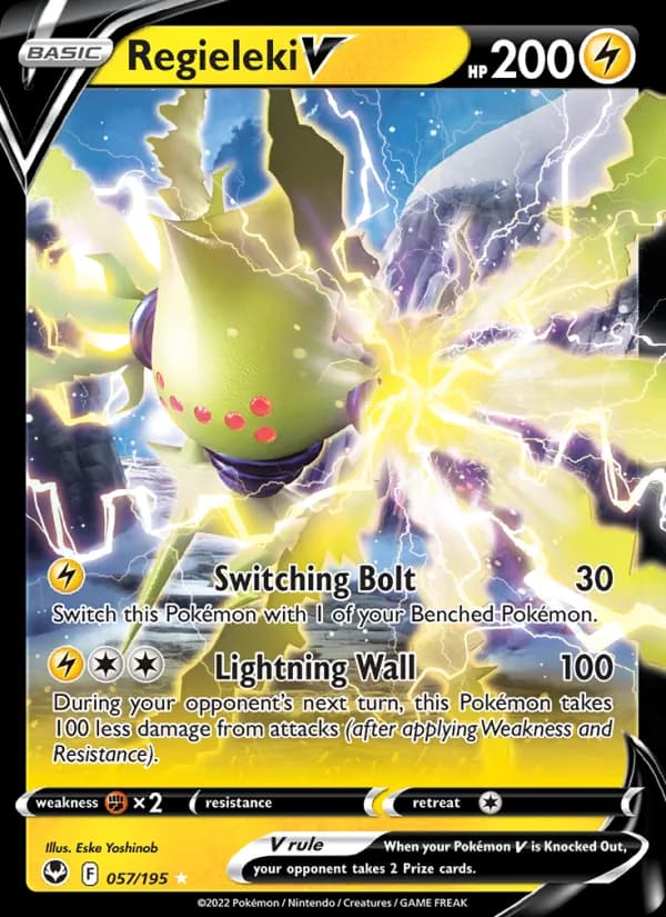 Regieleki V card in English