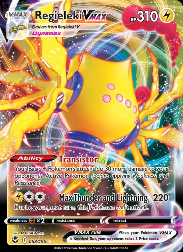 Regieleki VMAX card in English
