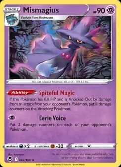 Mismagius card in English