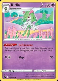Kirlia card in English