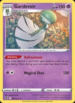 Gardevoir card in English