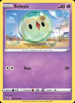 Solosis card in English