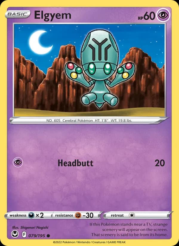 Elgyem card in English