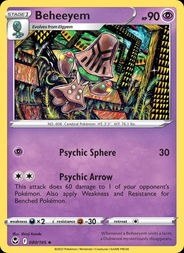 Beheeyem card in English