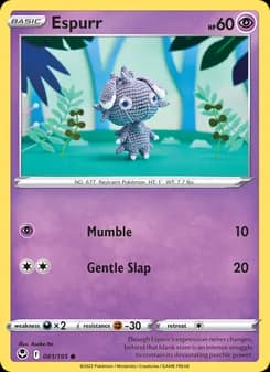 Espurr card in English