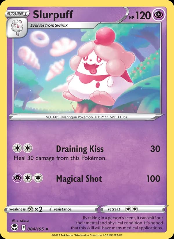 Slurpuff card in English