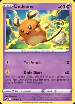 Dedenne card in English