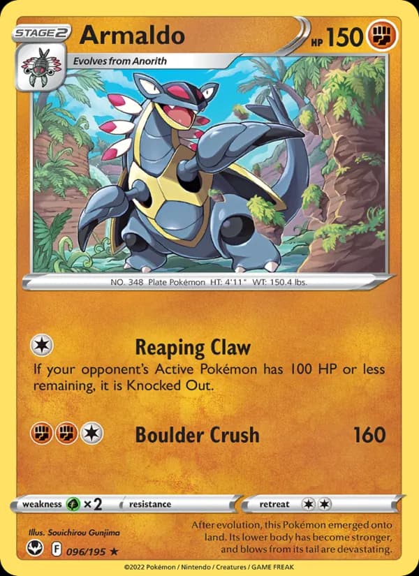 Armaldo card in English