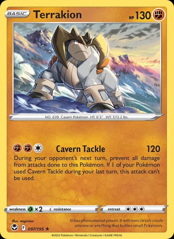 Terrakion card in English