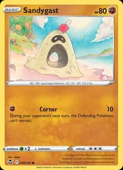 Sandygast card in English