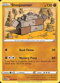Stonjourner card in English