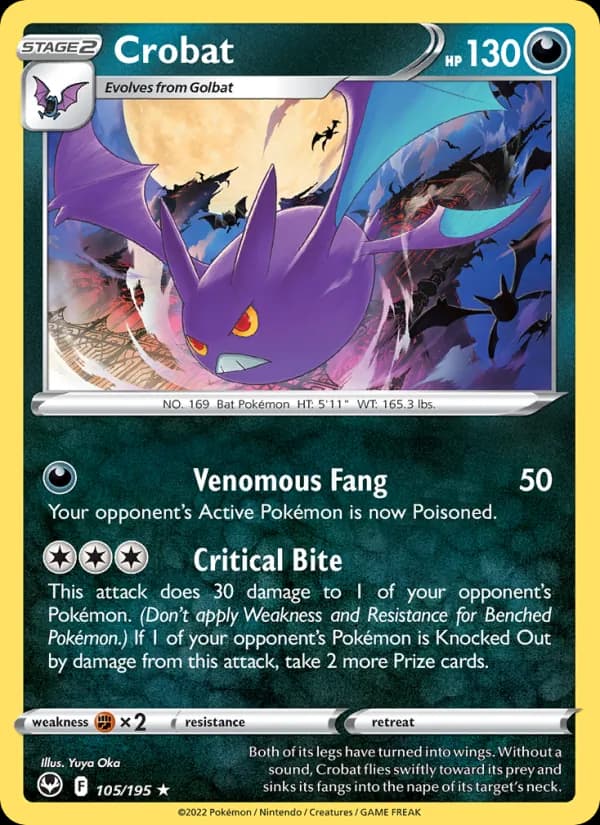 Crobat card in English